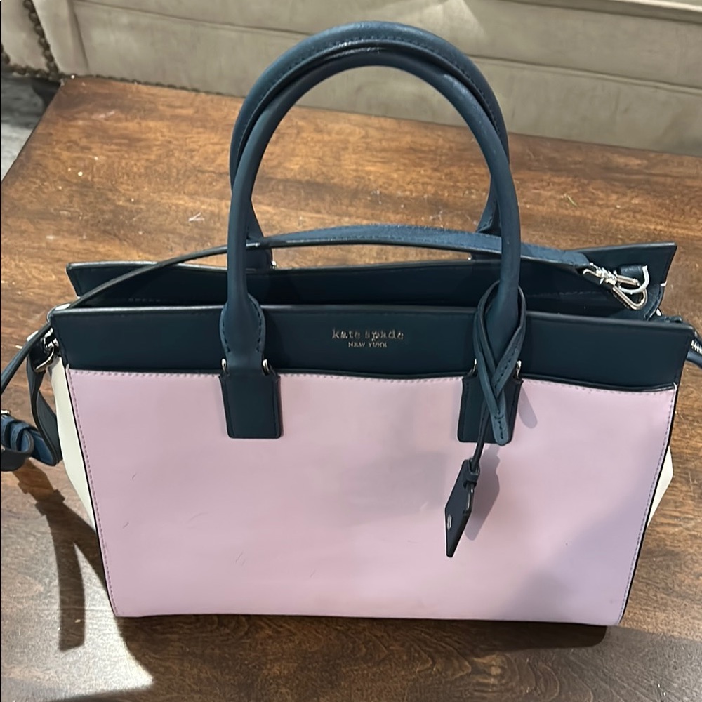 Kate Spade light purple and Blue Satchel Bag